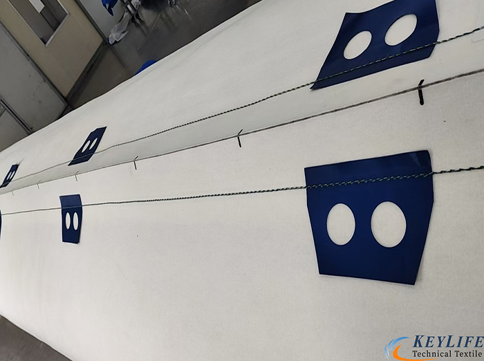 Войлок с прострочкой или двойными швами