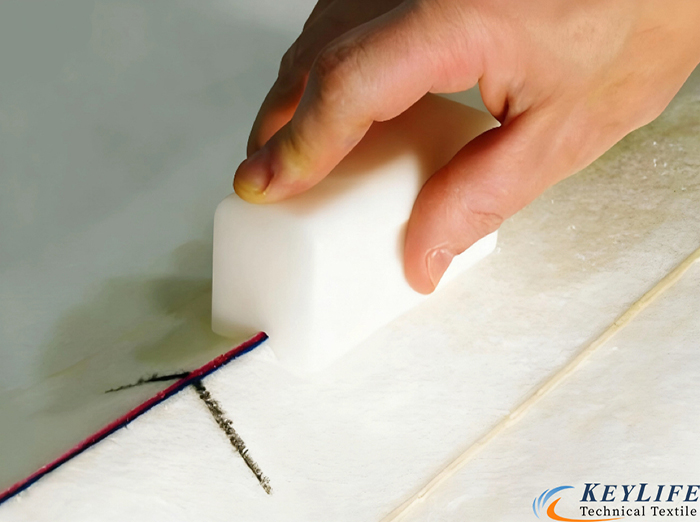 Войлок с прострочкой или двойными швами